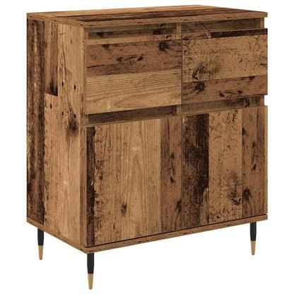 Credenza con cassetto Legno vecchio 60 x 35 x 70 cm