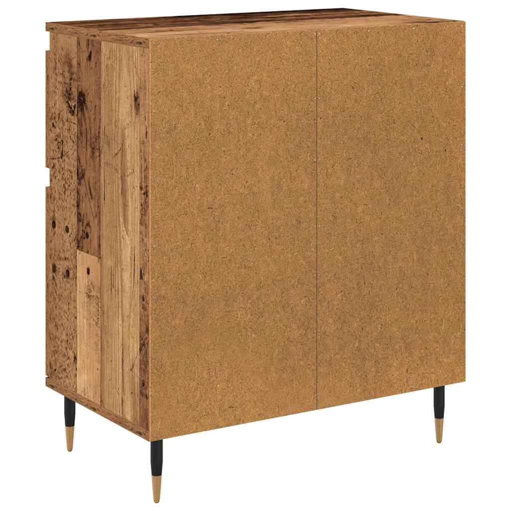 Credenza con cassetto Legno vecchio 60 x 35 x 70 cm