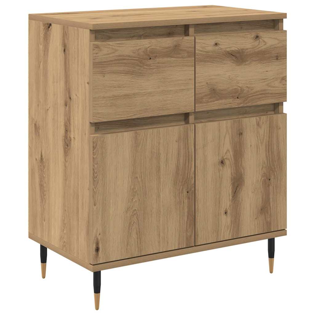 Credenza con cassetto Rovere artigianale 60 x 35 x 70 cm