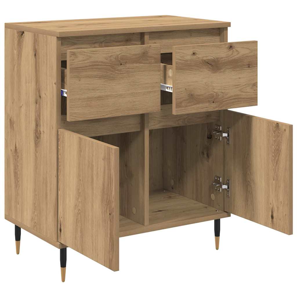 Credenza con cassetto Rovere artigianale 60 x 35 x 70 cm