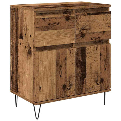 Credenza con cassetto Legno vecchio 60 x 35 x 70 cm