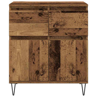 Credenza con cassetto Legno vecchio 60 x 35 x 70 cm