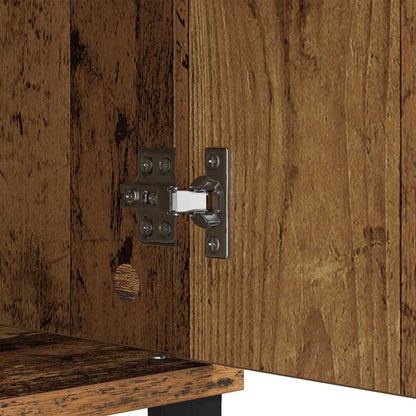 Credenza con cassetto Legno vecchio 60 x 35 x 70 cm