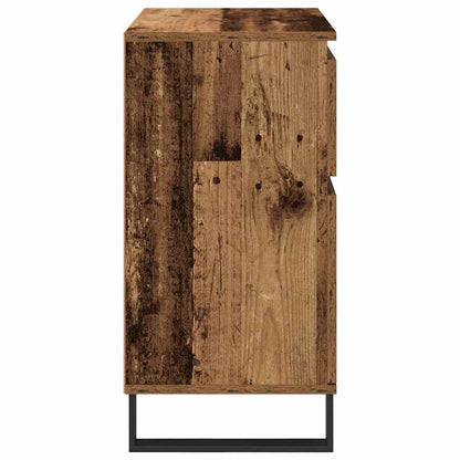 Credenza con cassetto Legno vecchio 60 x 35 x 70 cm