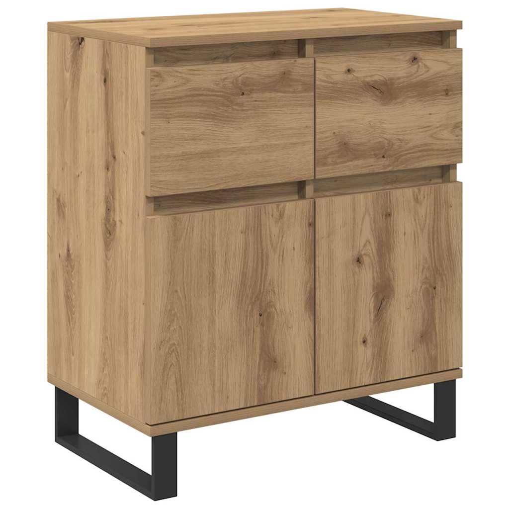 Credenza con cassetto Rovere artigianale 60 x 35 x 70 cm