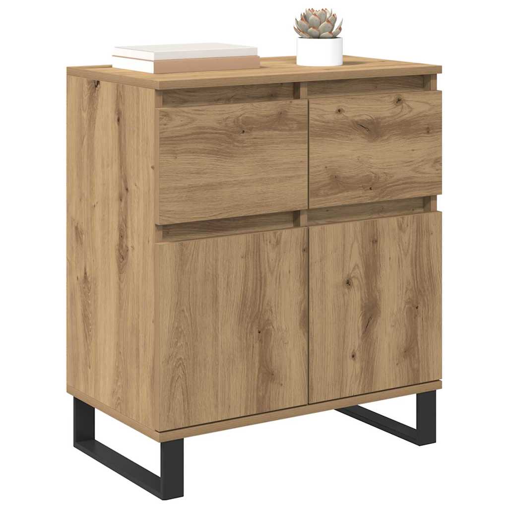 Credenza con cassetto Rovere artigianale 60 x 35 x 70 cm