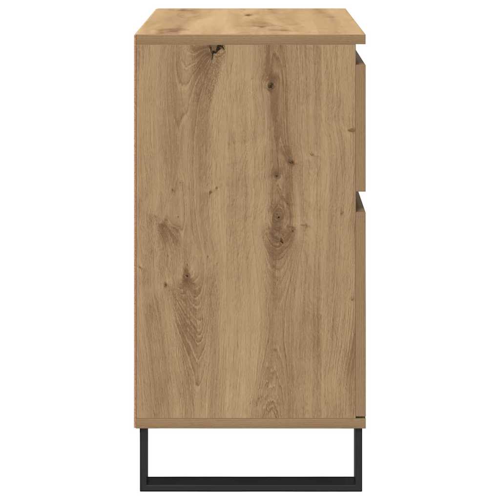 Credenza con cassetto Rovere artigianale 60 x 35 x 70 cm