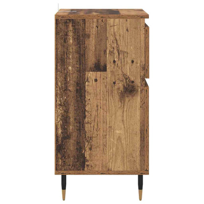 Credenza con cassetto Legno vecchio 40 x 35 x 70 cm