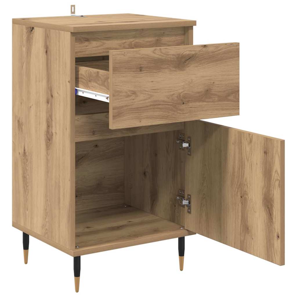 Credenza con cassetto Rovere artigianale 40 x 35 x 70 cm