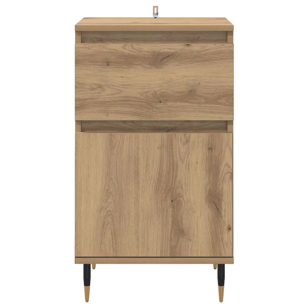 Credenza con cassetto Rovere artigianale 40 x 35 x 70 cm