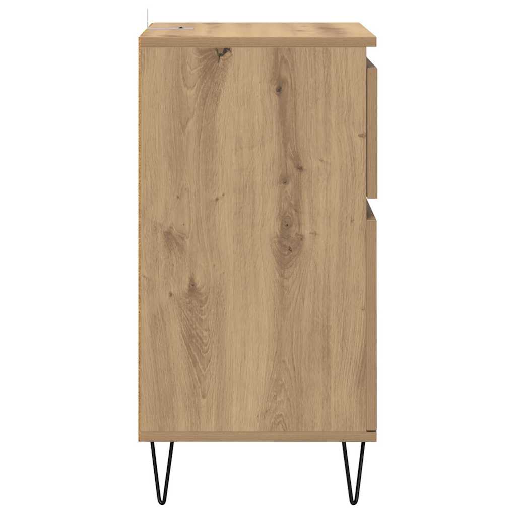 Credenza rovere artigianale 35 x 40 x 70 cm Legno multistrato