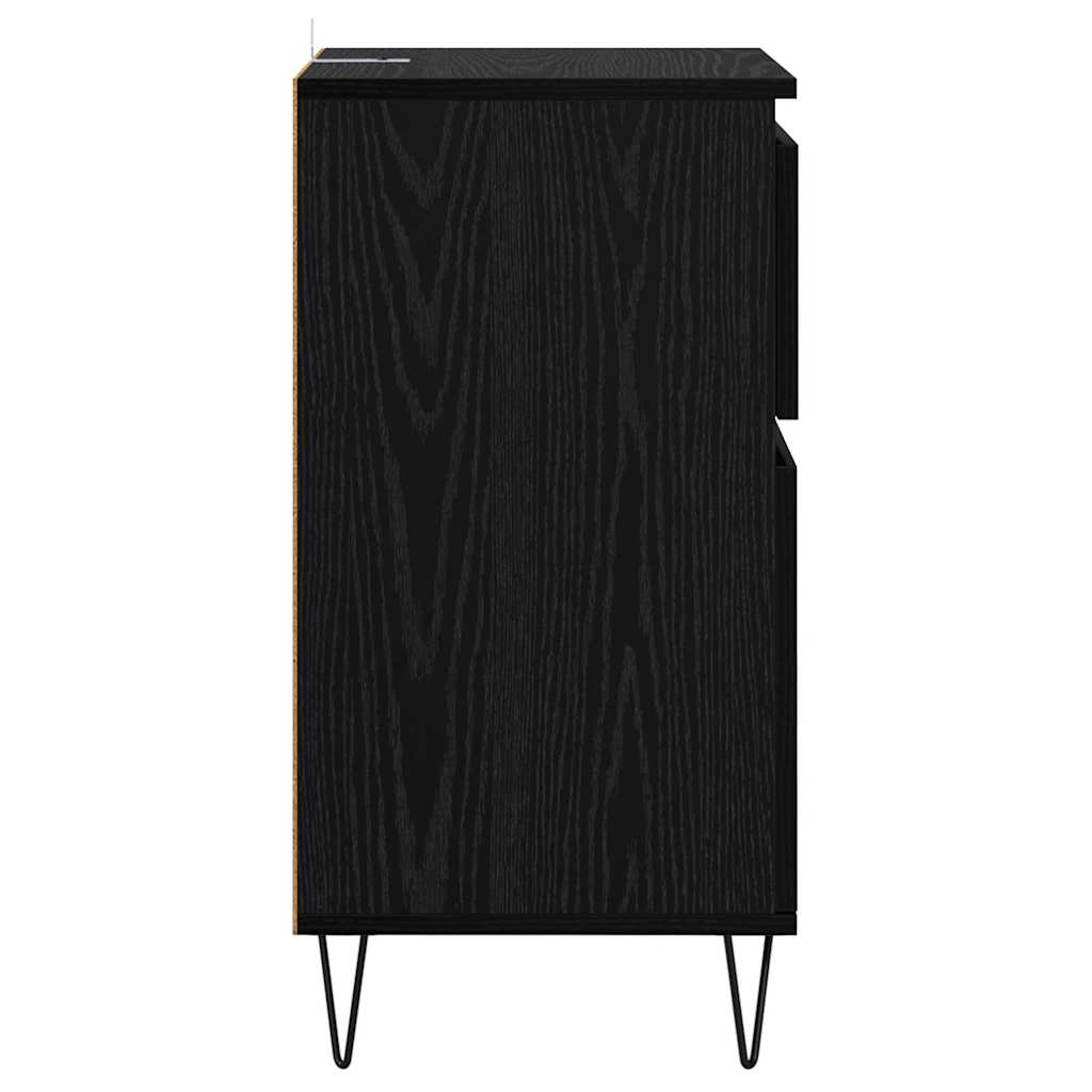 Credenza Rovere nero 35 x 40 x 70 cm Legno multistrato