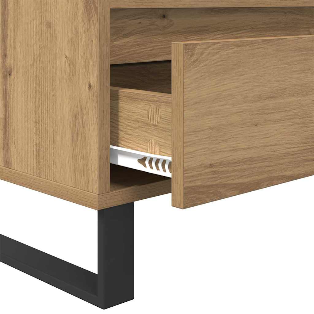 Mobile TV con cassetto Rovere artigianale 100 x 34,5 x 44,5 cm