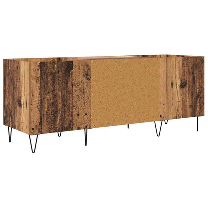 Mobile porta vinili con porta Legno vecchio 121 x 38 x 48 cm | homemem39