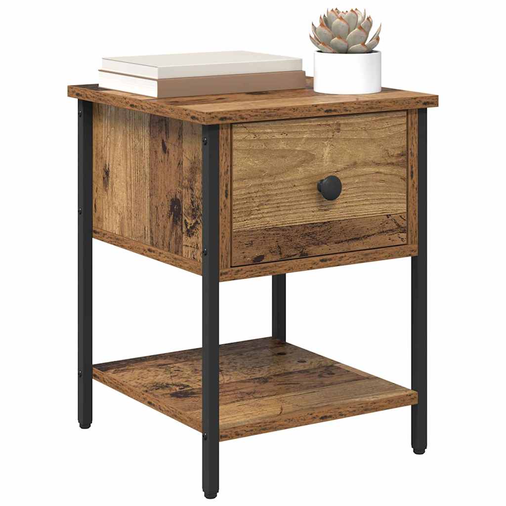 Comodino Legno vecchio 34 x 35,5 x 45 cm Legno multistrato