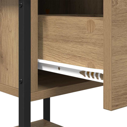 Comodino Rovere artigianale 34 x 35,5 x 45 cm Legno multistrato | homemem39