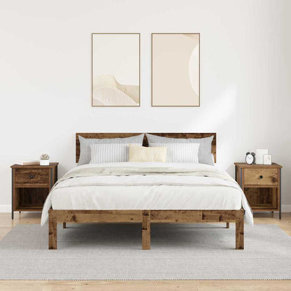 Armadio da Notte 2 pcs Legno vecchio 40 x 42 x 50 cm