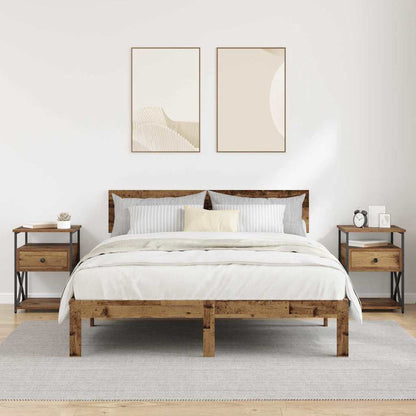 Armadio da Notte 2 pcs Legno vecchio 40 x 42 x 55 cm