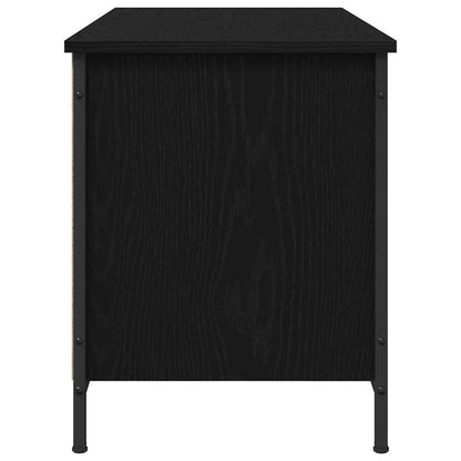 Mobile TV Rovere Nero 100 x 40 x 50 cm Legno multistrato