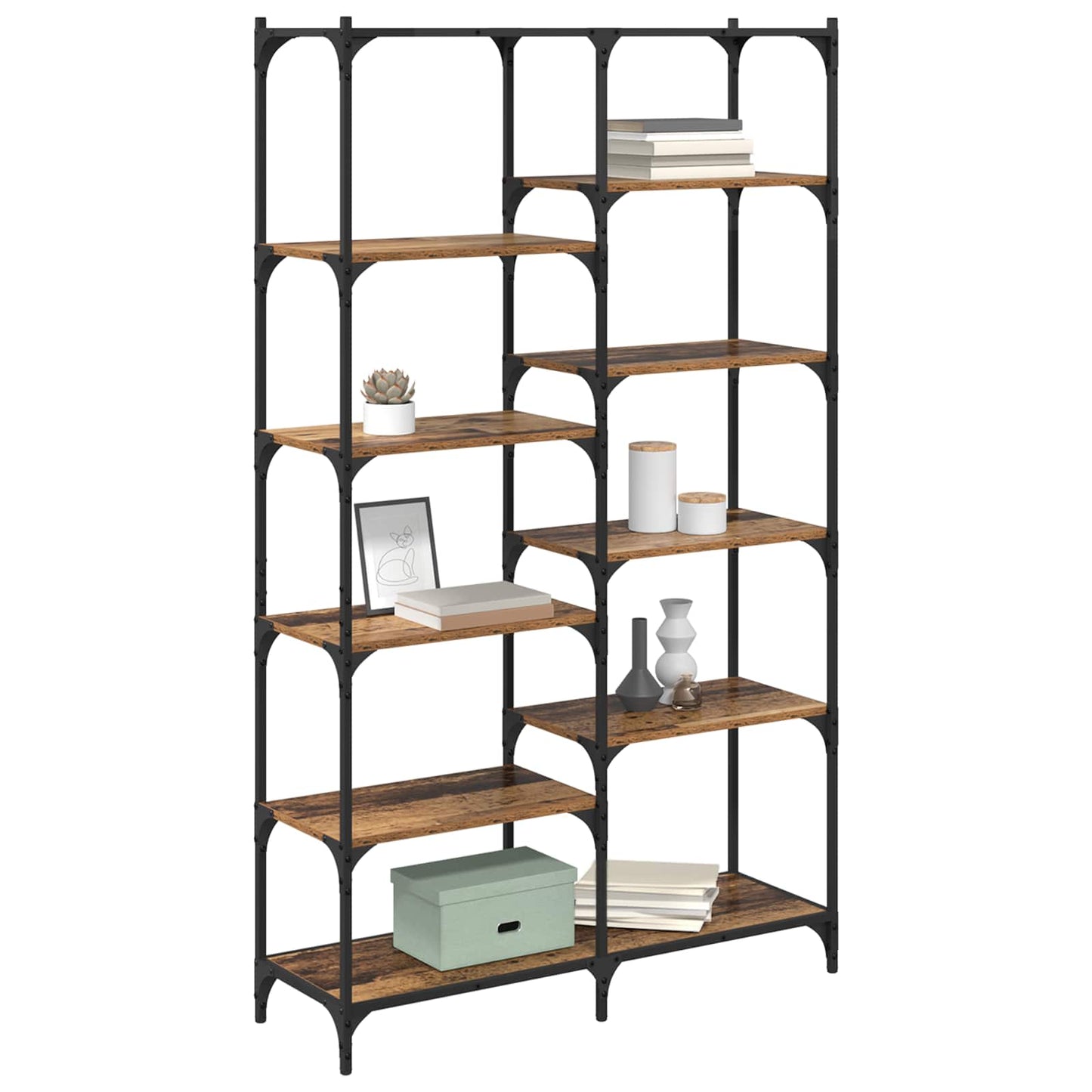 Libreria Legno vecchio 100 x 32 x 170 cm Legno multistrato | homemem39