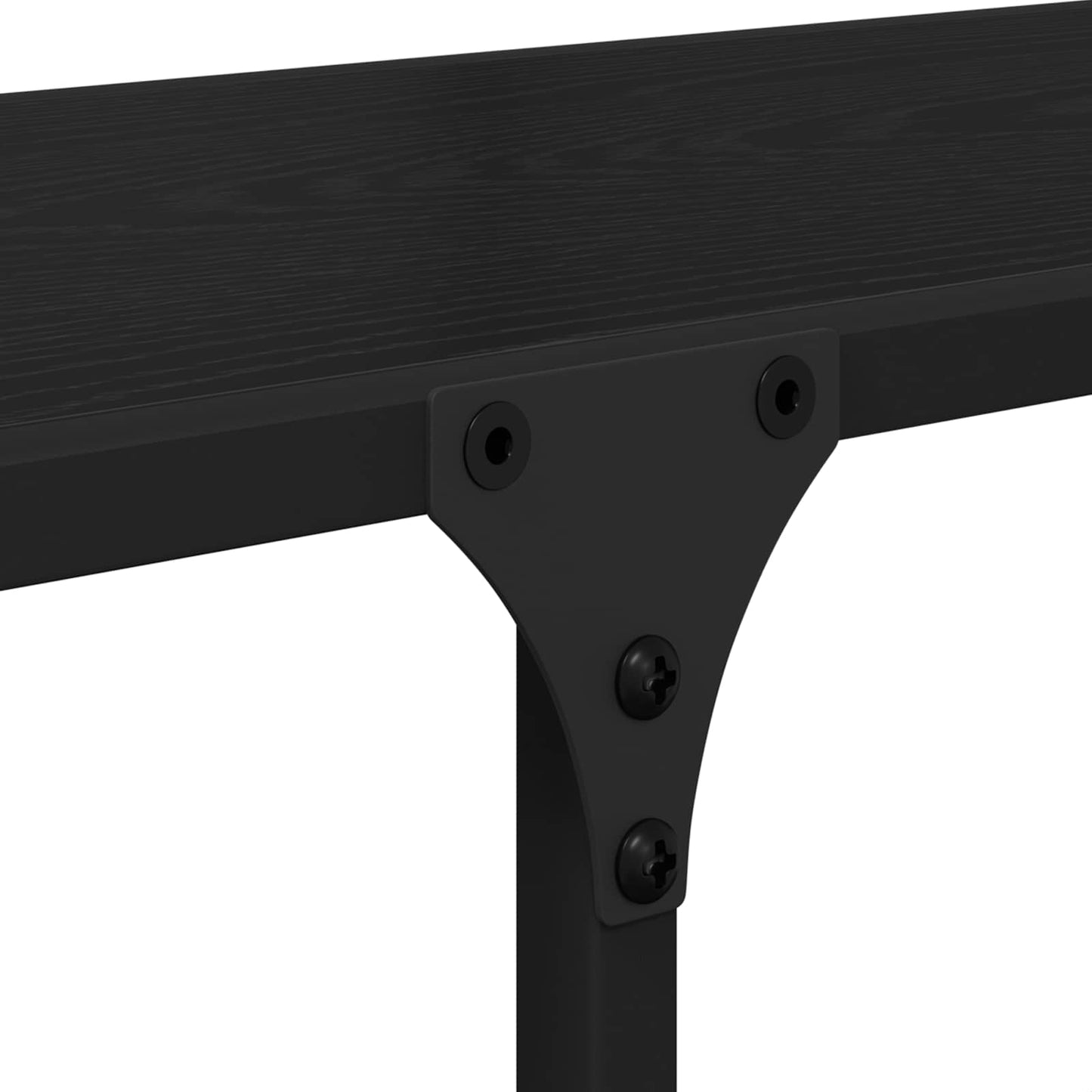 Libreria Rovere nero 100 x 32 x 170 cm Legno multistrato | homemem39