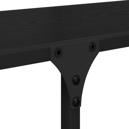 Libreria Rovere nero 100 x 32 x 170 cm Legno multistrato | homemem39