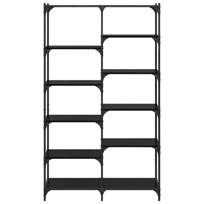 Libreria Rovere nero 100 x 32 x 170 cm Legno multistrato