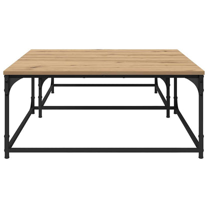 Tavolo da caffè nesting 2 pcs rovere artigianale 80 x 8035 x cm