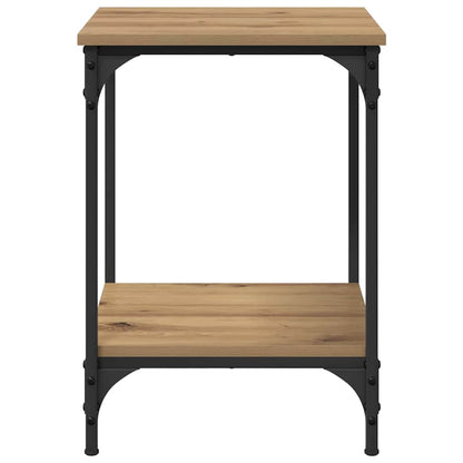 Tavolino da salotto Rovere artigianale 40 x 40 x 55 cm