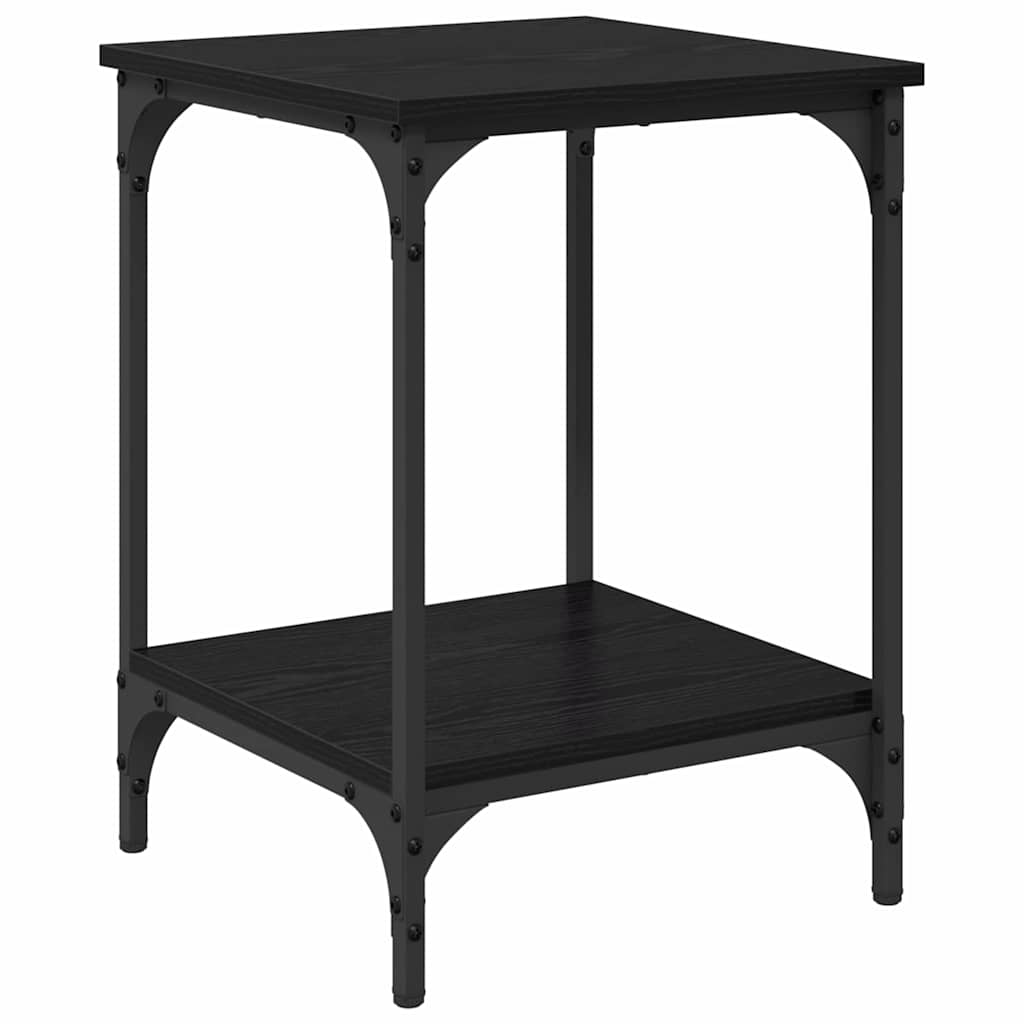 Tavolino da salotto Rovere Nero 40 x 40 x 55 cm | homemem39