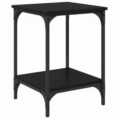 Tavolino da salotto Rovere Nero 40 x 40 x 55 cm | homemem39