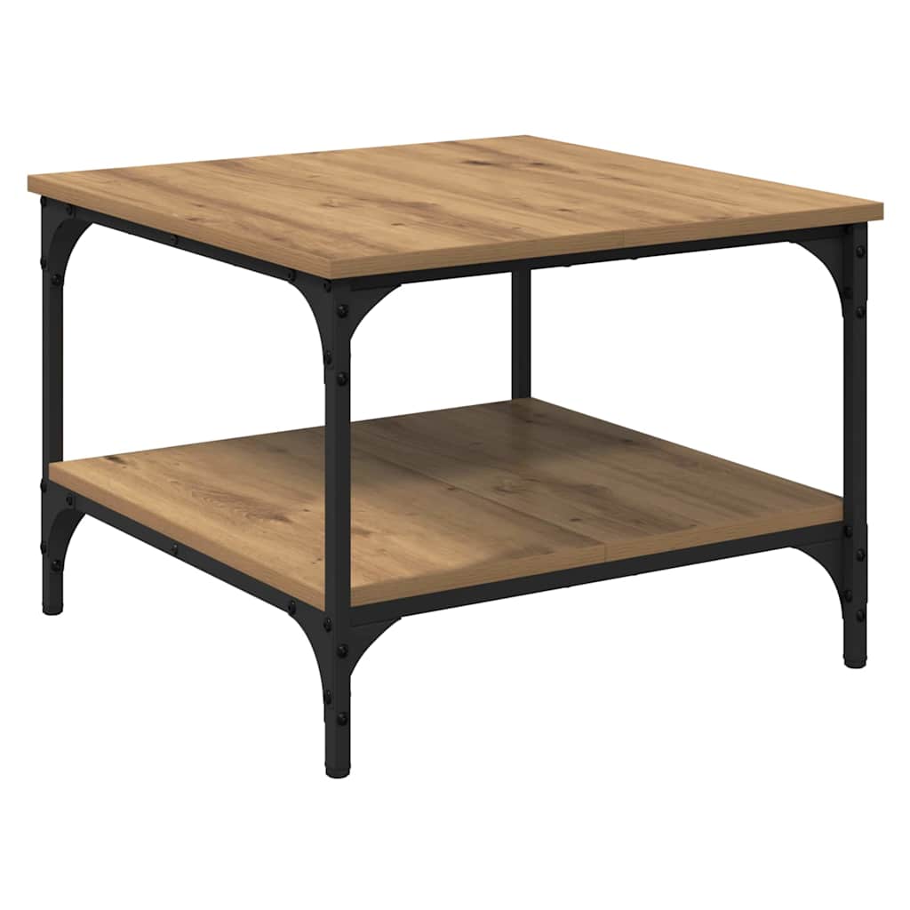 Tavolino da salotto Rovere artigianale 55 x 55 x 40 cm | homemem39