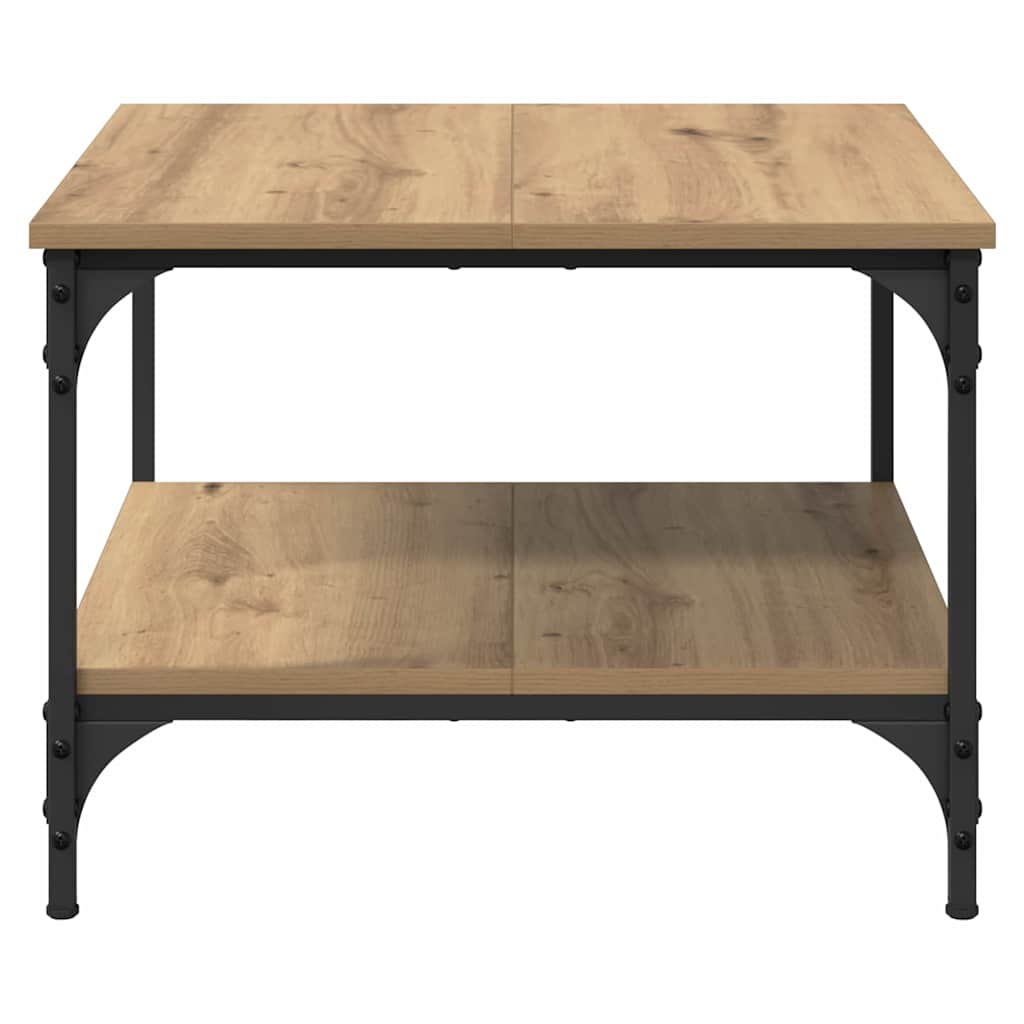 Tavolino da salotto Rovere artigianale 55 x 55 x 40 cm | homemem39