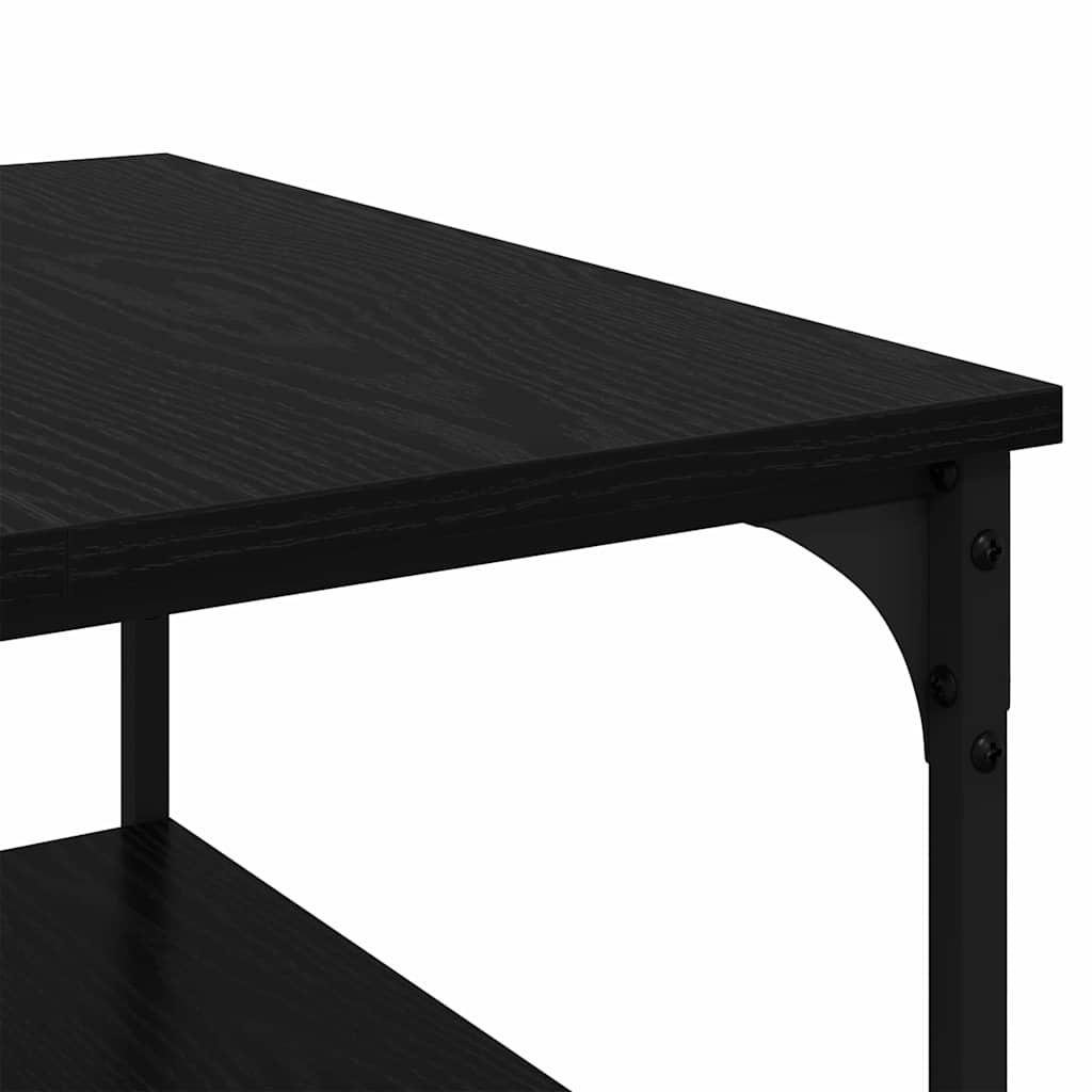 Tavolino da salotto Rovere Nero 55 x 55 x 40 cm | homemem39