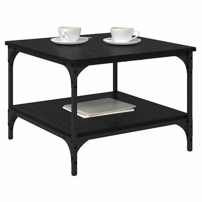Tavolino da salotto Rovere Nero 55 x 55 x 40 cm | homemem39