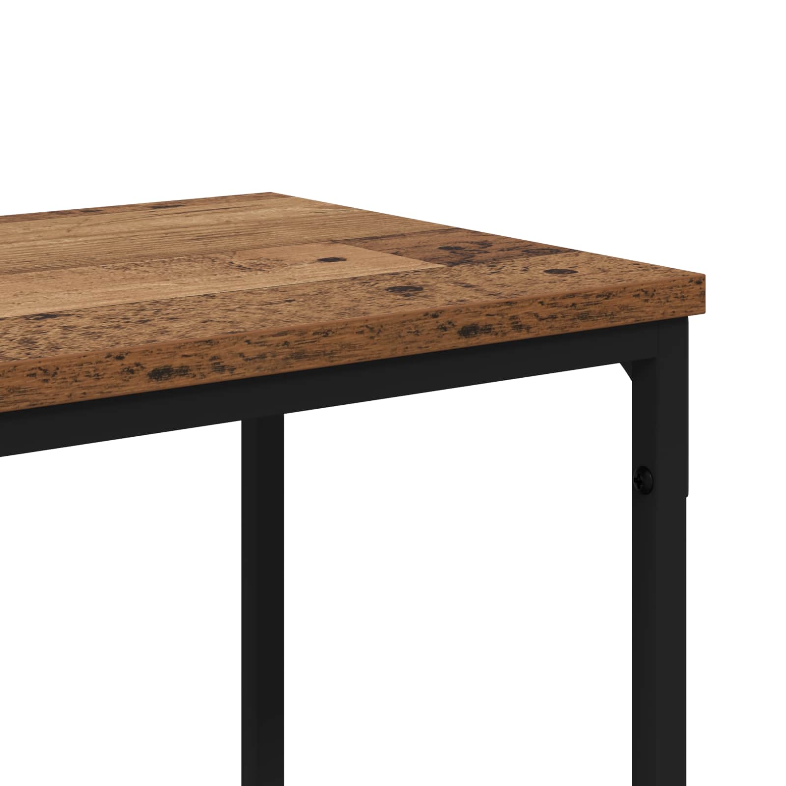 Tavolo consolle con lo scaffale Legno vecchio 160 x 30 x 75 cm | homemem39
