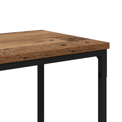 Tavolo consolle con lo scaffale Legno vecchio 160 x 30 x 75 cm | homemem39