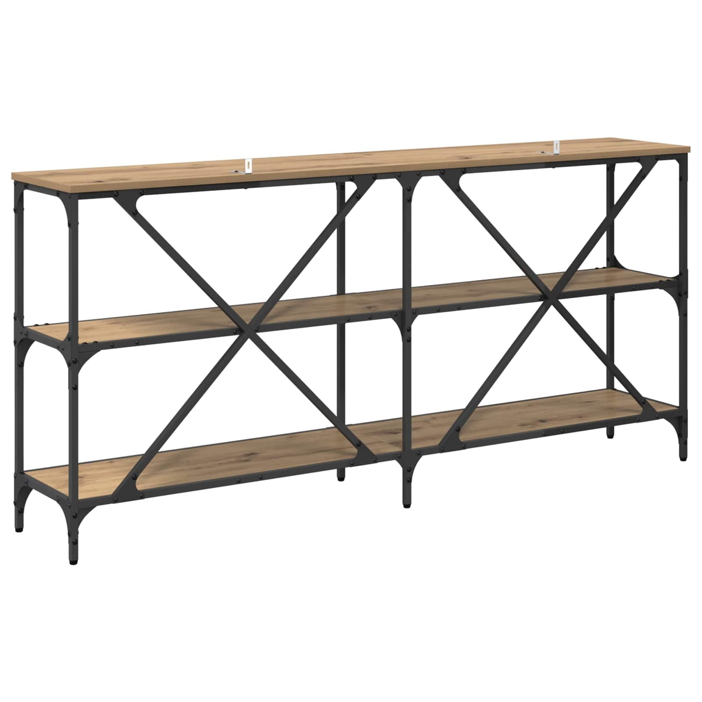 Tavolo consolle Rovere artigianale 160 x 30 x 75 cm | homemem39