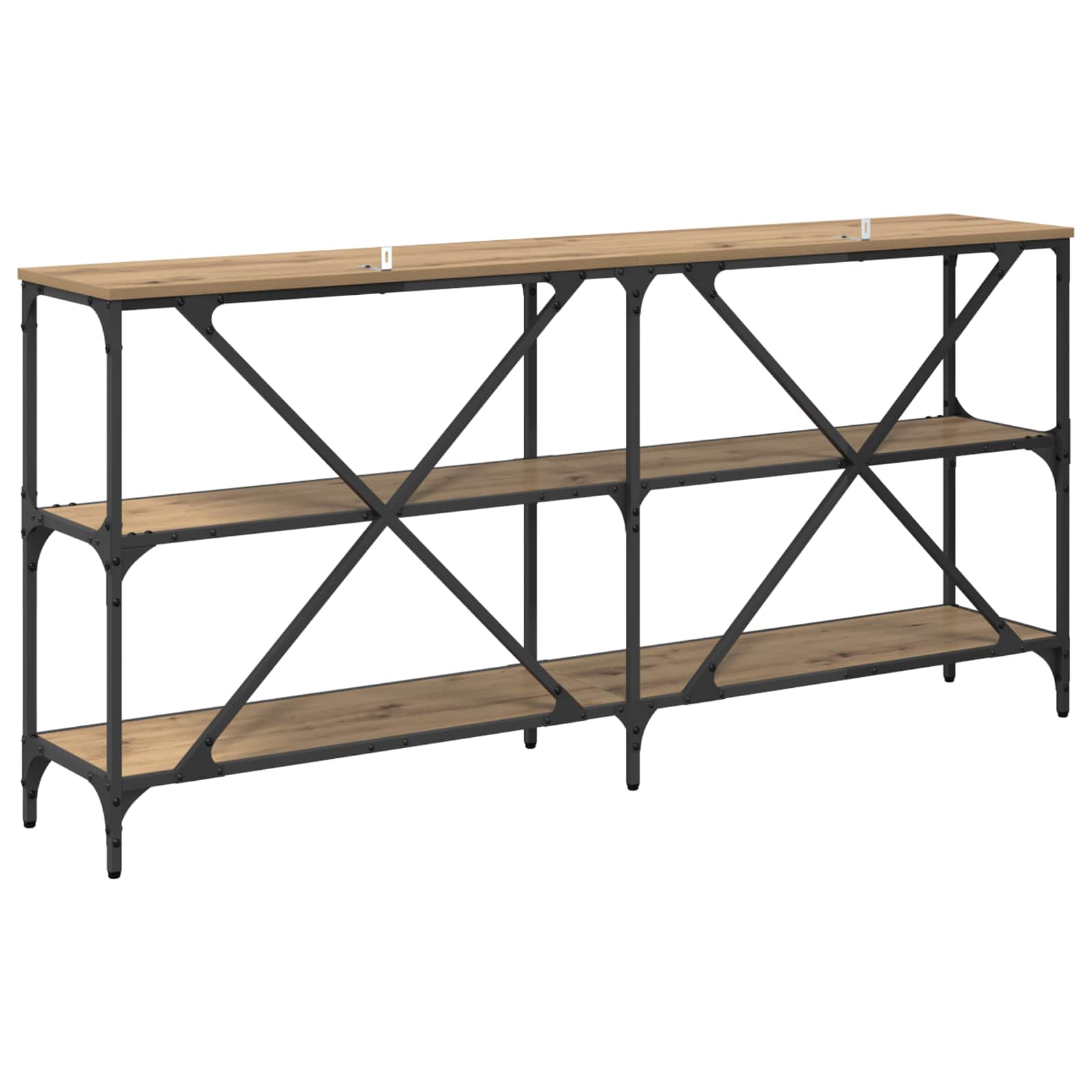 Tavolo consolle Rovere artigianale 160 x 30 x 75 cm | homemem39