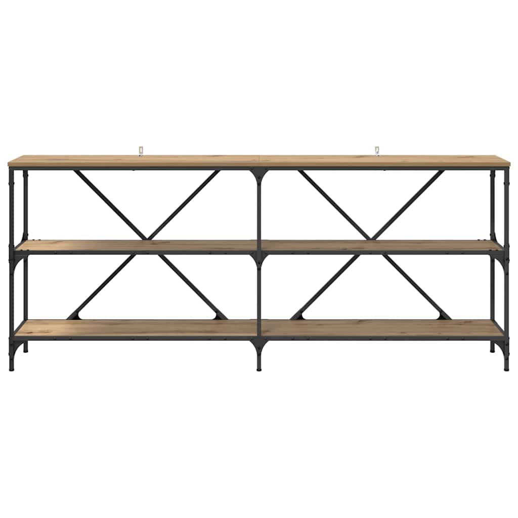 Tavolo consolle Rovere artigianale 180 x 30 x 75 cm