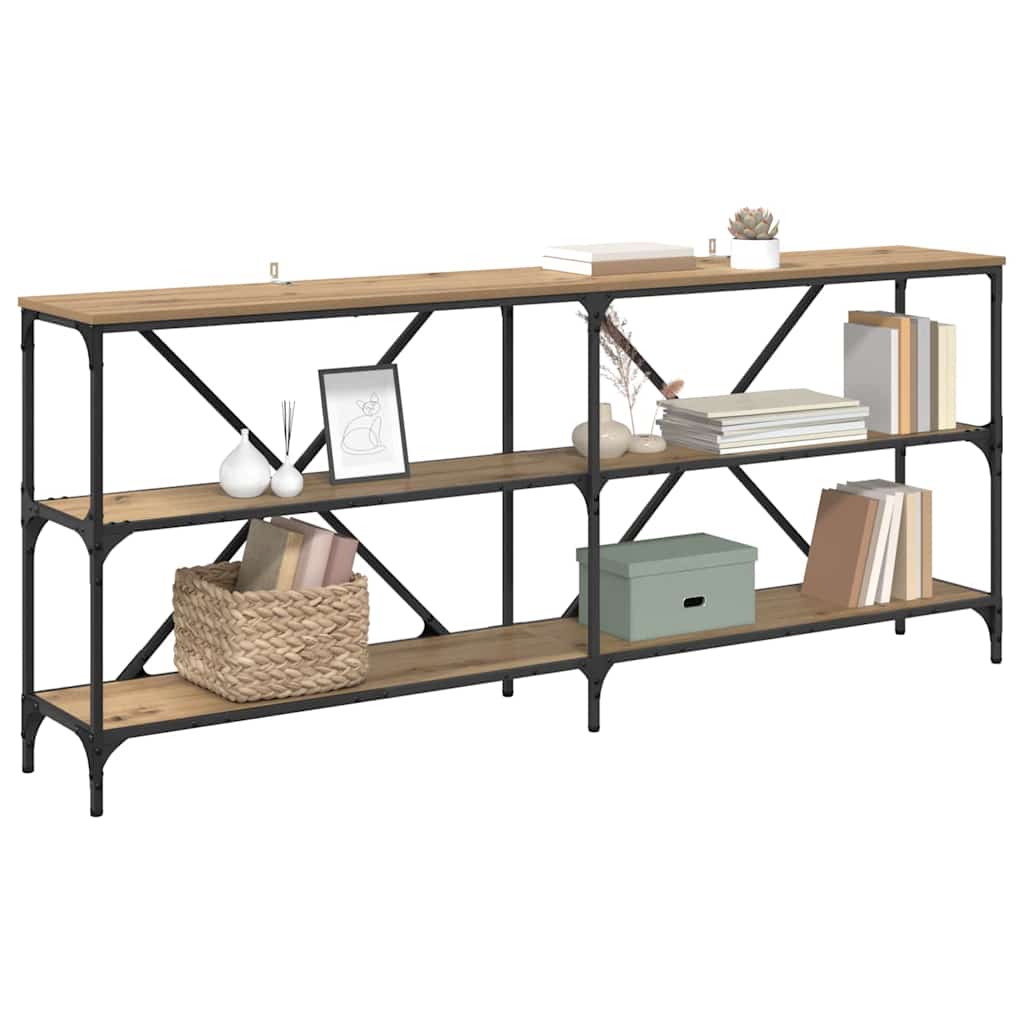 Tavolo consolle Rovere artigianale 180 x 30 x 75 cm