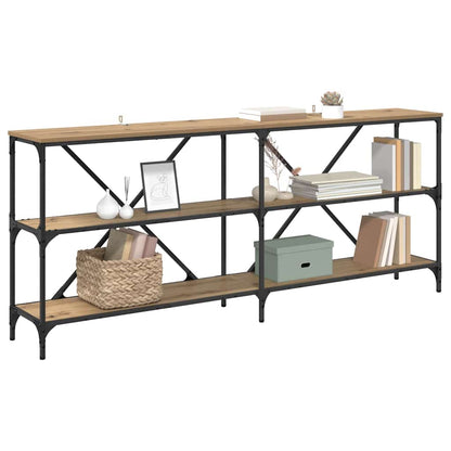 Tavolo consolle Rovere artigianale 180 x 30 x 75 cm