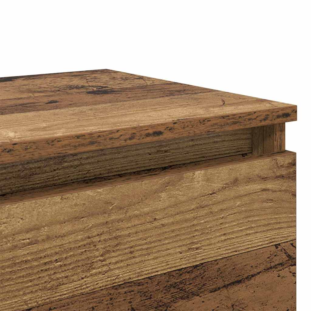 Armadio da Notte con cassetto Legno vecchio 40 x 35 x 50 cm