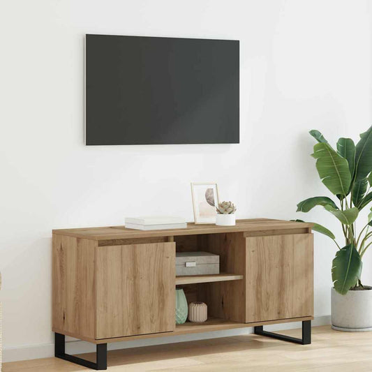 Mobile TV Rovere artigianale 104 x 35 x 50 cm Legno multistrato