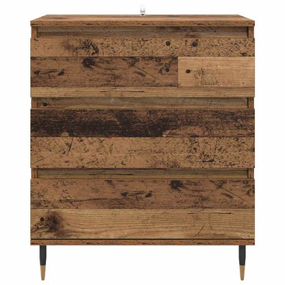 Credenza con cassetto Legno vecchio 60 x 35 x 70 cm Legno multistrato