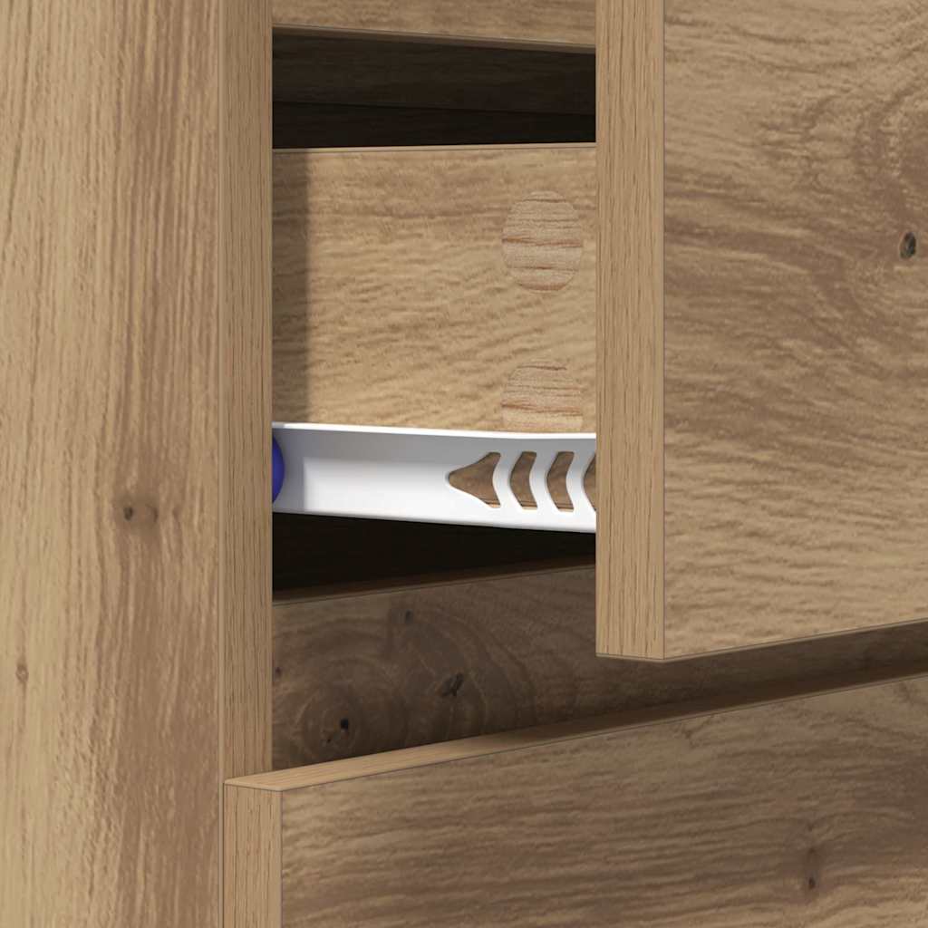 Credenza Rovere artigianale 60 x 35 x 70 cm Legno multistrato