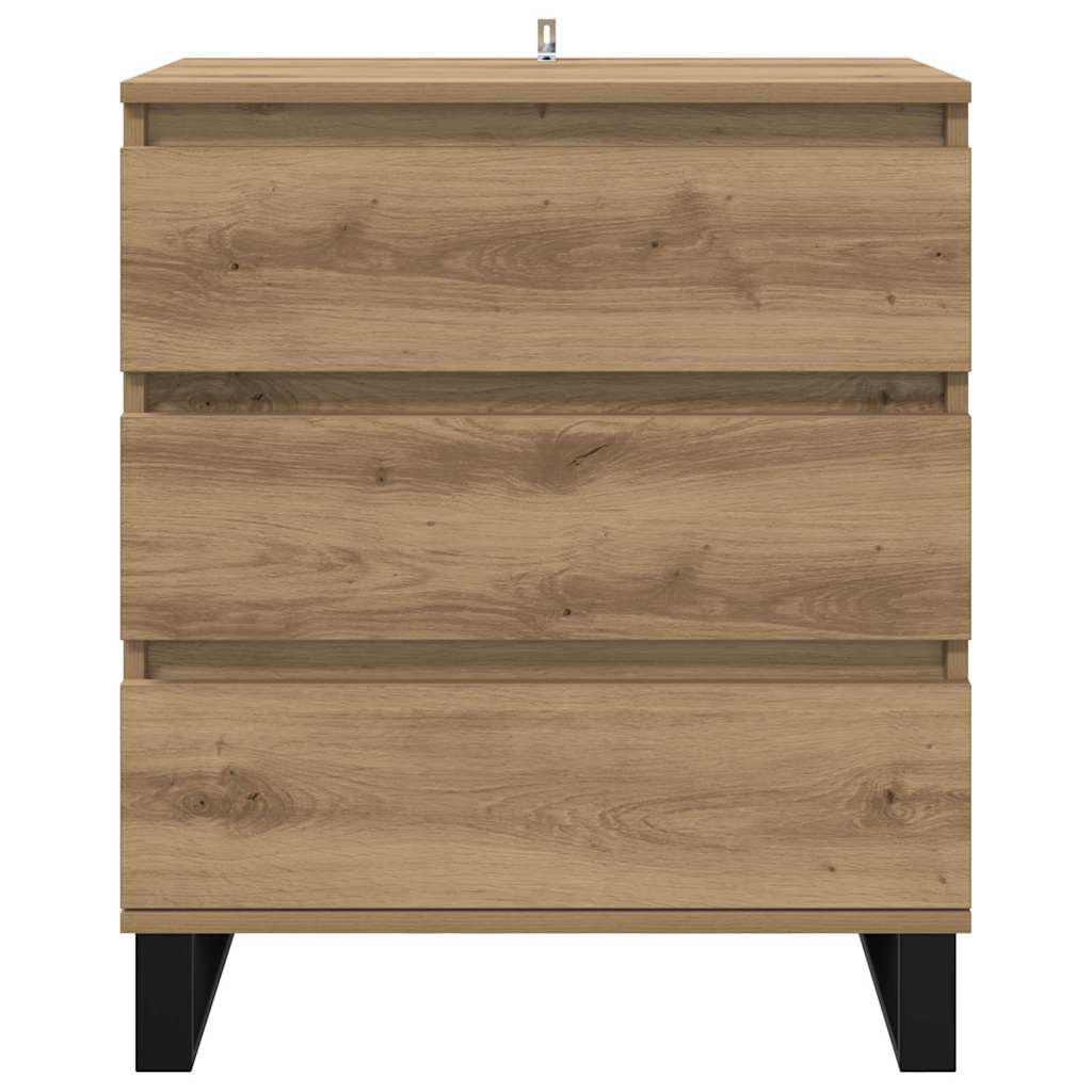 Credenza Rovere artigianale 60 x 35 x 70 cm Legno multistrato