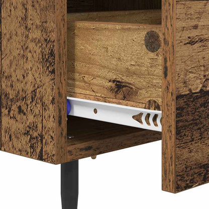Armadio da Notte 2 pcs Legno vecchio 40 x 35 x 47,5 cm | homemem39