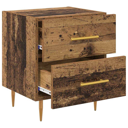 Armadio da Notte con cassetto Legno vecchio 40 x 35 x 47,5 cm