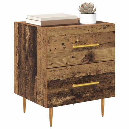 Armadio da Notte con cassetto Legno vecchio 40 x 35 x 47,5 cm